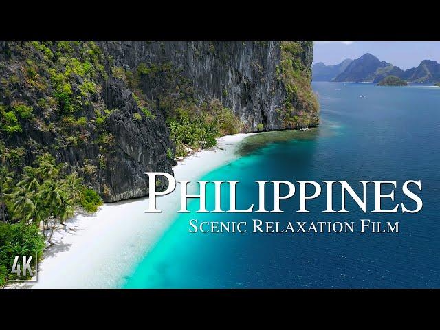 Philippines 4K Relaxation Film | Philippines Drone Scenery with Ambient Music #Philippines4K