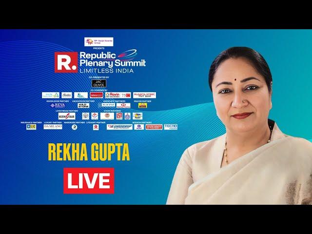 Delhi CM Rekha Gupta at Republic Plenary Summit 2025 | BJP | Delhi | Arnab