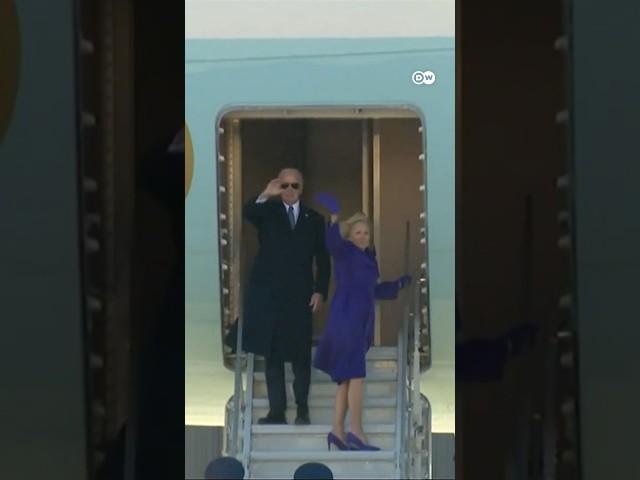 Передача власти в США: Байден улетел, Трамп остался в Белом Доме #shorts, #трамп #сша