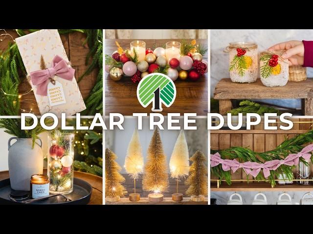 Gorgeous Dollar Tree DIY Ideas for Christmas (Luxury Dupes!)