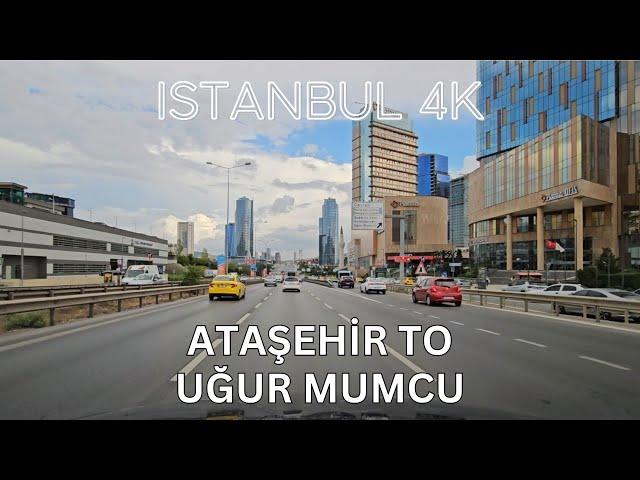 Istanbul 4K Drive from Ataşehir to Uğur Mumcu in Kartal District – Turkey 4K Drive Video