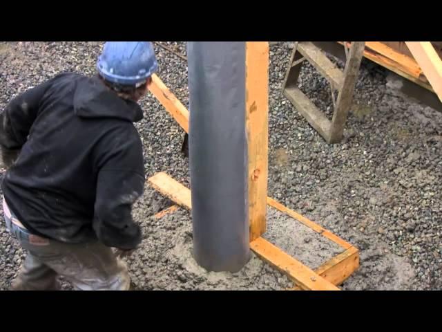 Fast-Tube™ Concrete Column Form Installation