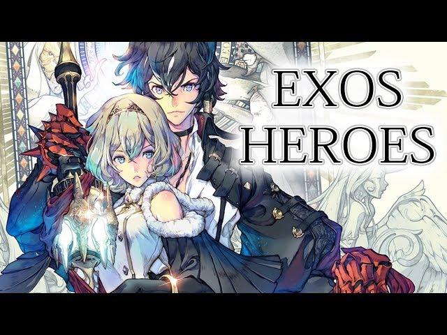 Exos Heroes CBT Gameplay Legendary Characters Skill Preview & 300 Draws Mobile