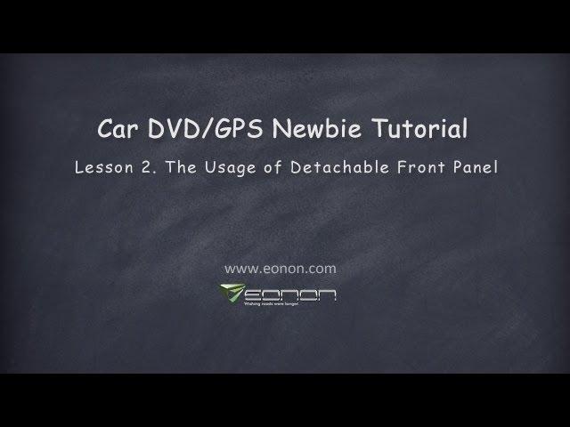 Car GPS DVD Tips: What is is Detachable Front Panel(Removable Front Panel) Used for?