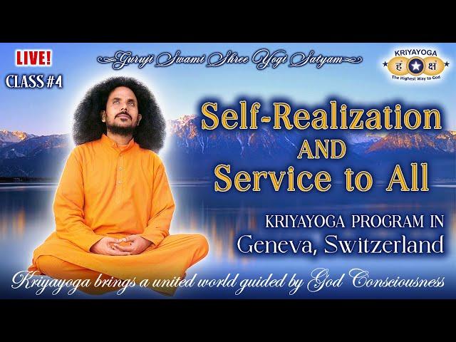 Kriyayoga LIVE! in Switzerland | SELF-REALIZATION & SERVICE | 27-05-2025 | DAY 4 | English & French