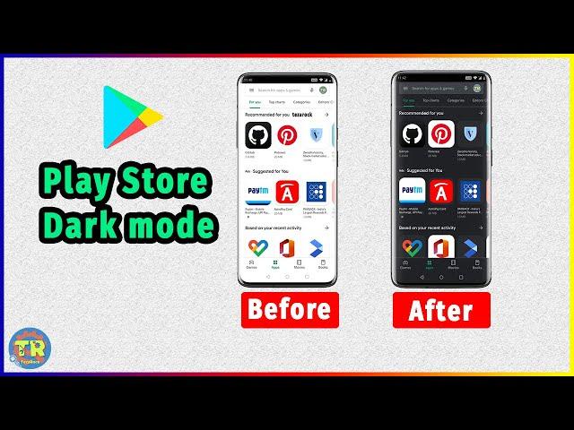 How to Enable Google Play Store DARK MODE on Android | Tezarock