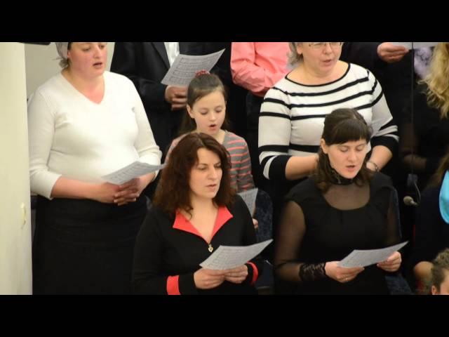 №1 Церковь Преображение г. Харьков 25.02.2014 Прославление 1 Хор