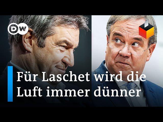 Nach der Wahlniederlage der Union kämpft Armin Laschet ums politische Überleben | DW Nachrichten