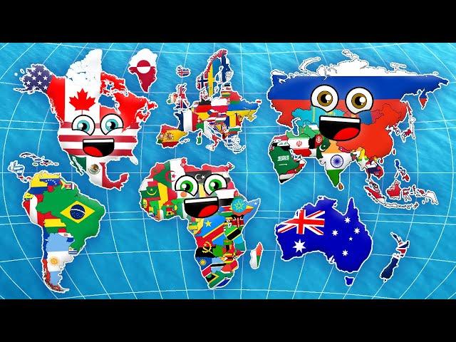 All The Countries of the World! | KLT Geography