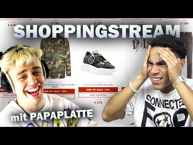 ICH HAB PAPAPLATTE BEI SEINEM SHOPPING STREAM GEHOLFEN I Joshiiks