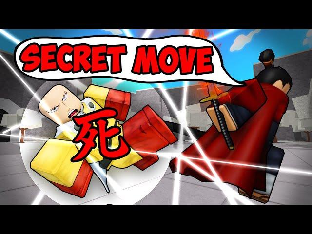 They added a SECRET MOVE to Roblox The Strongest Battlegrounds