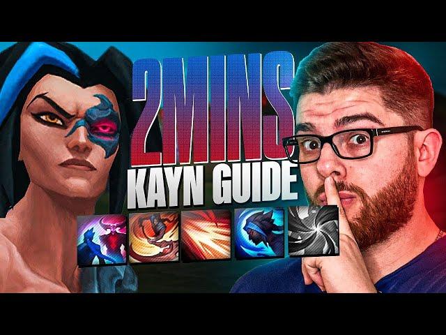 THE ONLY KAYN GUIDE YOU NEED! S13 | Champ Select Guide #kayn #guide #leagueoflegends