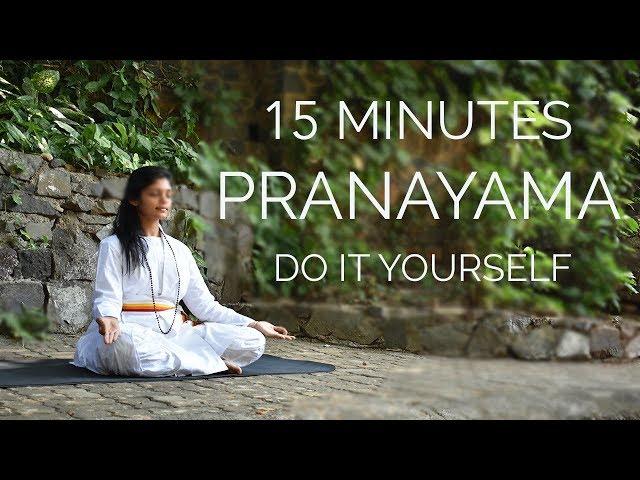 15 Minutes Pranayama | Do It Yourself | SRMD Yoga