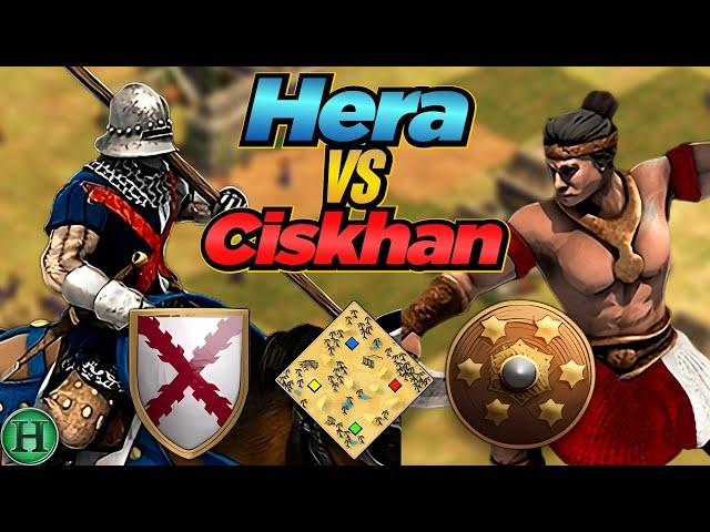 Burgundians vs Malay | 1v1 Arabia | vs Ciskhan | AoE2