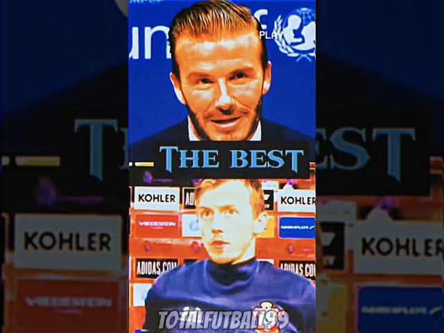 David Beckham vs James Ward-Prowse  ๑´ㅂ`๑ #shorts