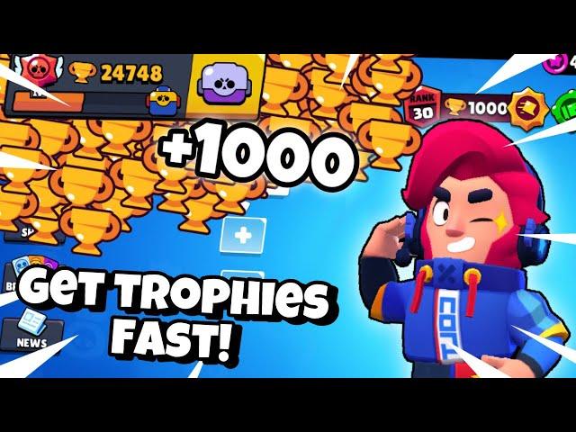 How to Get Trophies FAST in Brawl Stars | Tips and Tricks | Push Trophies Fast In Brawl Stars!