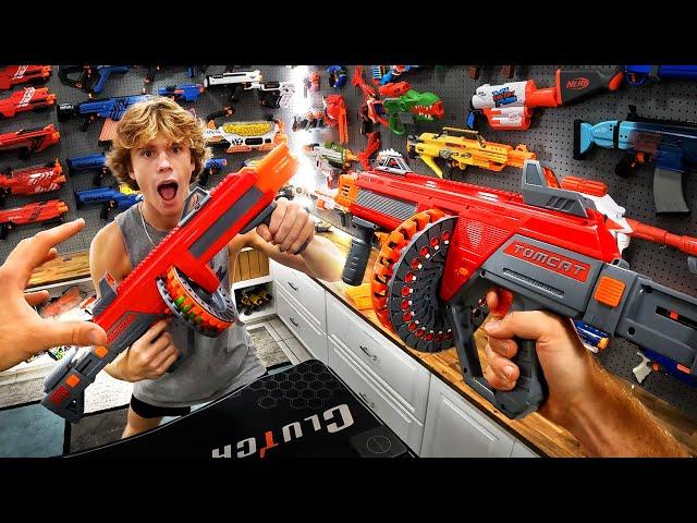 NERF GUN | Dart Zone Tomcat + Mark 2.1!