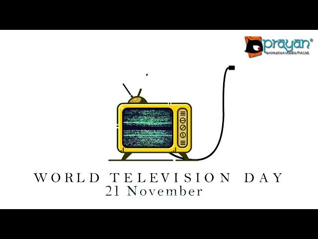 World Television Day | Whatsapp Status Video | 21 November 2019 | Prayan Animation Studio