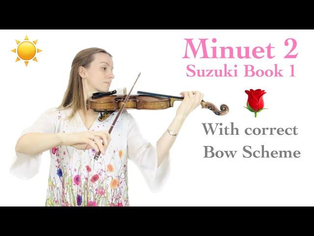 Minuet 2 - Suzuki Book 1 - in performance tempo!