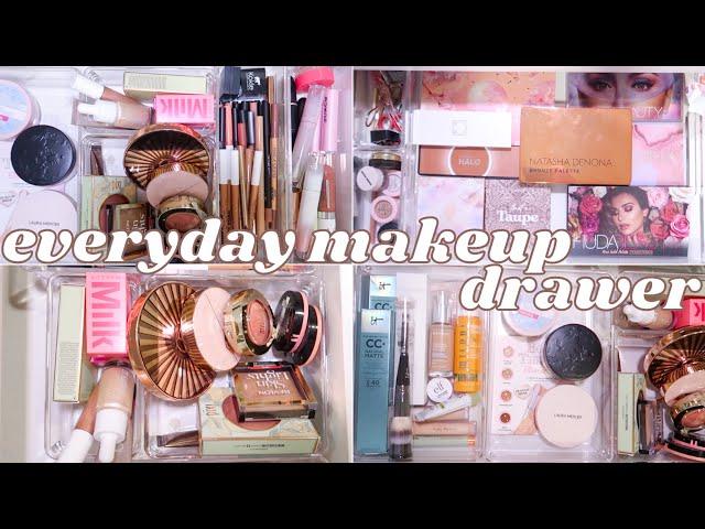 my everyday makeup drawer makeover! - *shop my stash*  2024