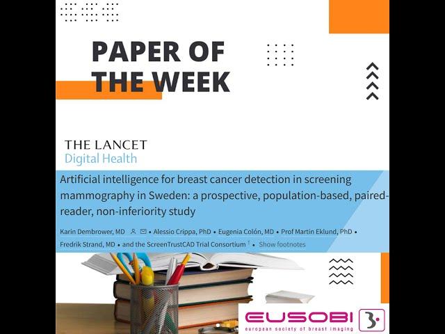 Paper of the week: #𝔸𝕀 𝕗𝕠𝕣 𝕓𝕣𝕖𝕒𝕤𝕥 𝕔𝕒𝕟𝕔𝕖𝕣 𝕕𝕖𝕥𝕖𝕔𝕥𝕚𝕠𝕟 𝕚𝕟 𝕤𝕔𝕣𝕖𝕖𝕟𝕚𝕟𝕘 𝕞𝕒𝕞𝕞𝕠𝕘𝕣𝕒𝕡𝕙𝕪