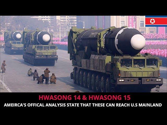 HWASONG 14 & HWASONG 15  RANGE - FULL ANALYSIS !