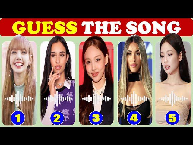 GUESS THE SONG & WHO IS SINGING|Babymonster,Lisa,Jennie,Nayeon,Madison Beer, Kylie Cantrall, CG5