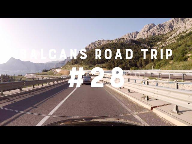 Balkans Road Trip. #28 Makarska to Omiš [Croatia. Drivelapse]