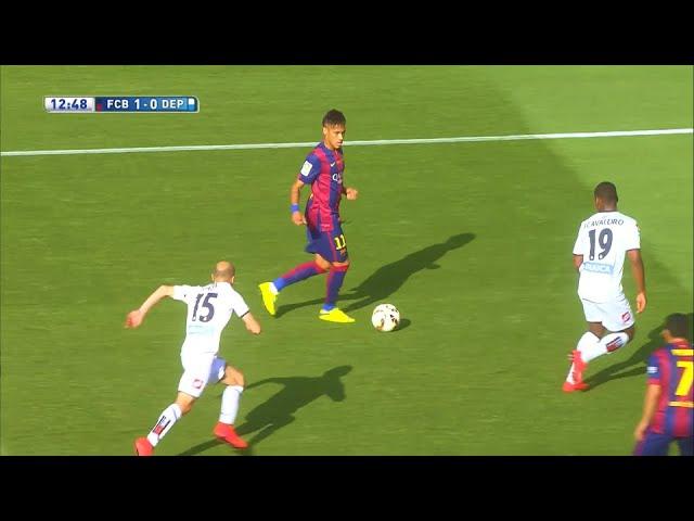 NEYMAR JR 2014/15  Amazing Dribbling Skills, Goals & Passes ᴴᴰ