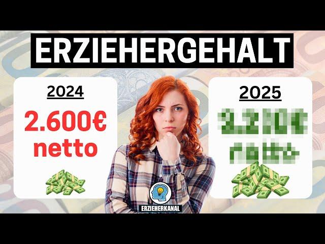 ERZIEHERGEHALT 2025 PROGNOSE - Wie viel verdienen Erzieher 2025? (+Beispielrechnung) | ERZIEHERKANAL