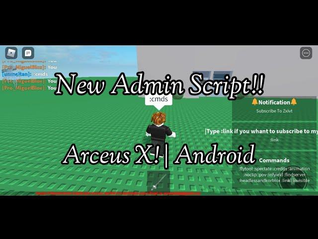 Admin Script | Roblox Mod Menu | Arceus X