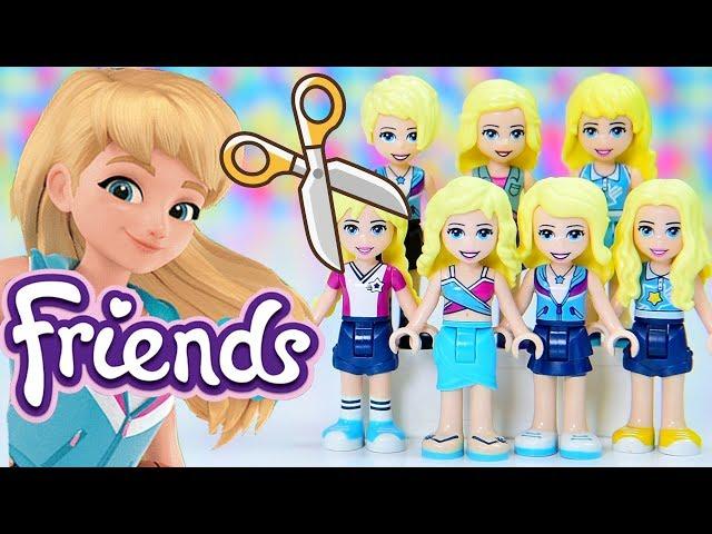 Fixing Stephanie's Hair - Lego Friends Minidoll Dress Up Hairstyles