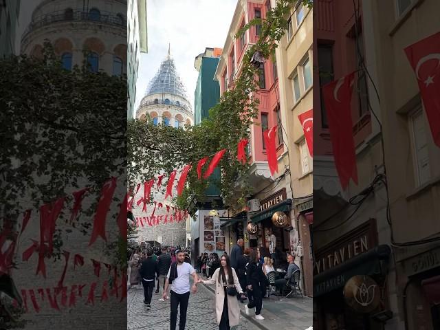 برج گالاتا استانبول Galata tower in istanbul #istanbul #shortvideo