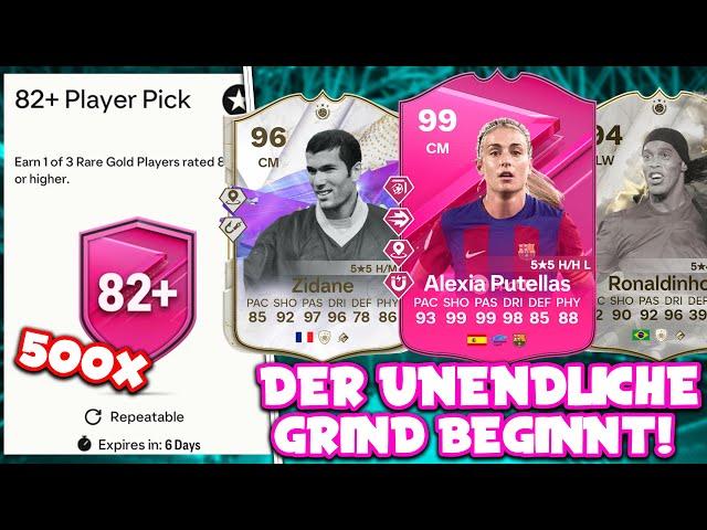 DER UNENDLICHE GRIND! 500x 82+ FUTTIES PLAYER PICKS in EA FC 24