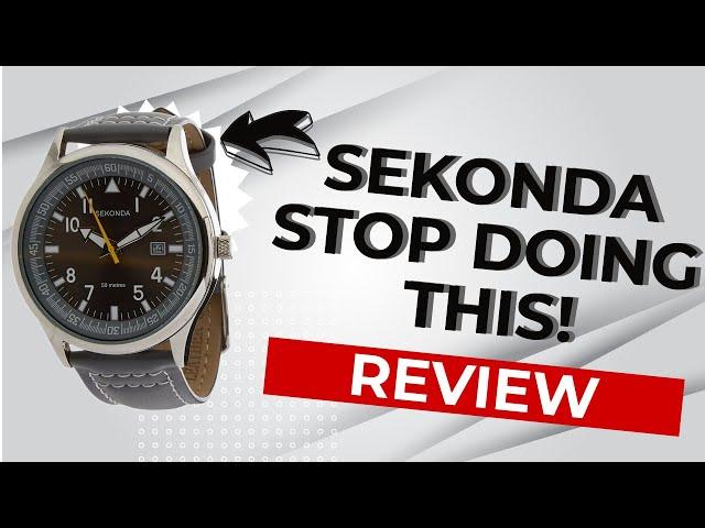 SEKONDA Stop Doing THIS! - NK1557.27 Pilots Watch Review.