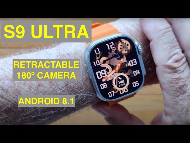 Vwar S9 ULTRA Apple Watch Ultra Shaped 4G Android 8.1 Retractable Camera Smartwatch: Unbox& 1st Look