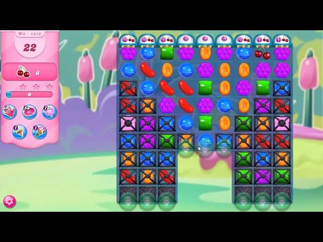 Candy Crush Saga LEVEL 1216 NO BOOSTERS (new version)