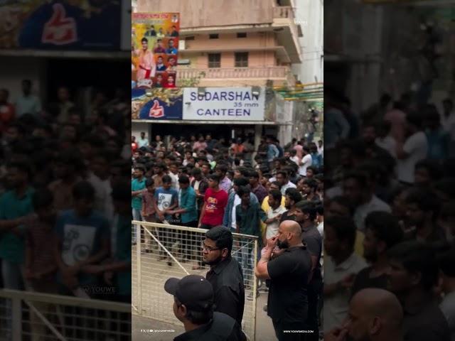 Massive Crowd At Sudarshan Theatre | SARIPODHAA SANIVAARAM Trailer Launch Event | YouWe Media