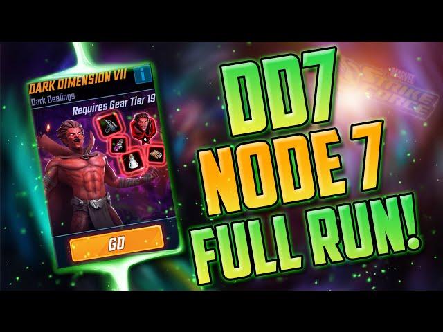 *DARK DIMENSION 7* - Node 7 Playthrough (Global Section) - Marvel Strike Force