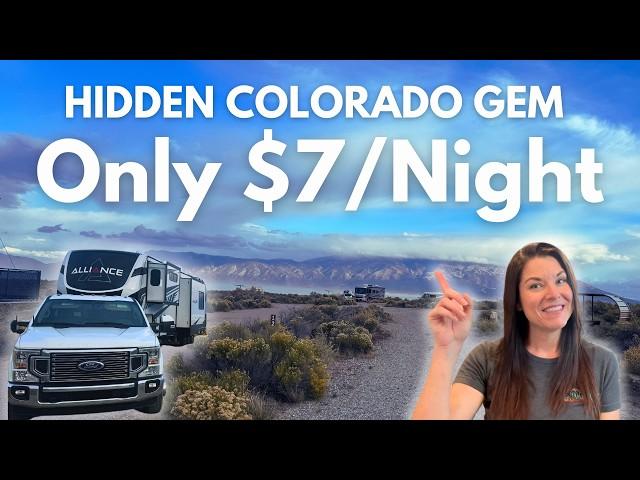 RV LIFE: $7 Budget RV Camping Near Great Sand Dunes National Park | No Reservations Needed