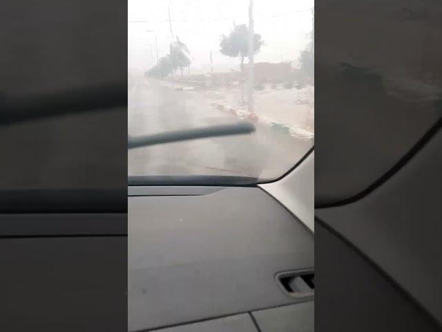 أمطار الخير الطريق بين فكيك و بوعرفة 19 مارس  في عبو الاكحل