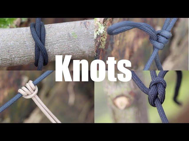 Knots for Bushcraft, Camping and Canoeing.  Six of the Best Knots I Use.