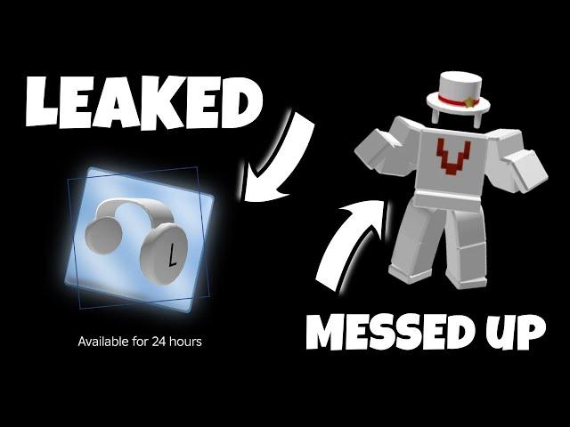 HE LEAKED THE ITEMS.. *Roblox Black Friday Sale*