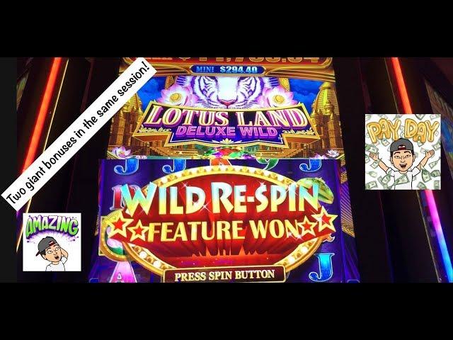 Must see‼️ Lotus Land Delux Wild slot. 2 Huge wins in the same session!