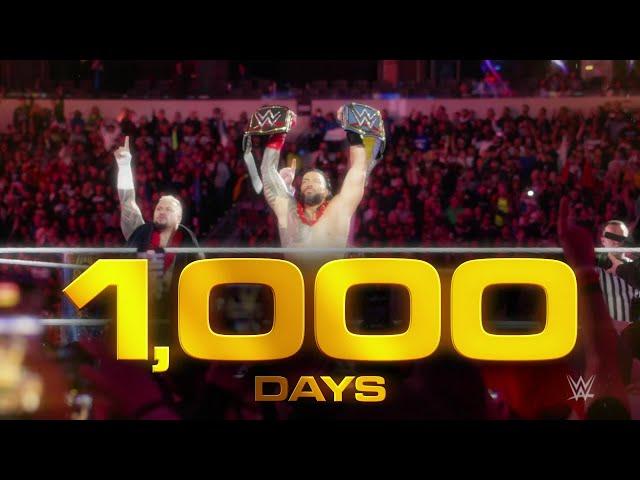 Acknowledge Roman Reigns’ historic 1,000 day title reign