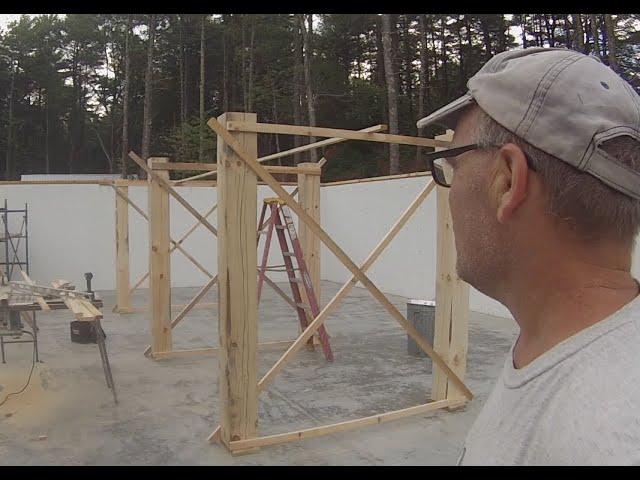 Joy! The Cellar Gets Posts and Beams Part 1