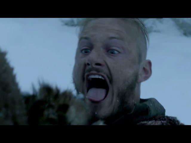 Vikings - Bjorn Becomes Man, Bear Fight (4x03) [HD]