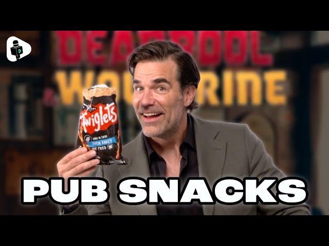 Deadpool & Wolverine's Rob Delaney Tries BRITISH Pub Snacks!