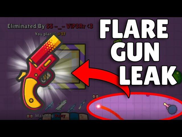 Zombs Royale NEW FLARE GUN LEAKED On Boxelder's Stream!