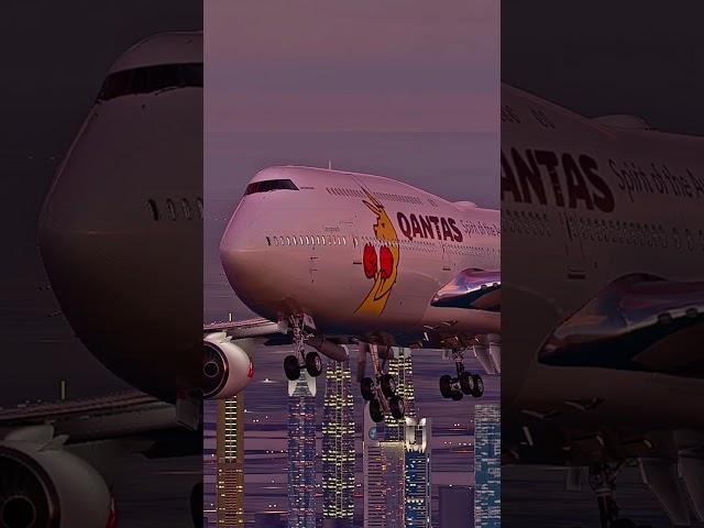 Queen of the sky B747 Qantas #shorts #aviation #shortvideo #aviationlovers #airplane #msfs2020